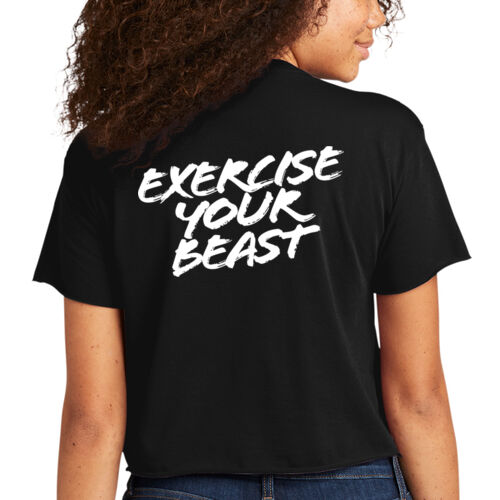 Exercise Your Beast Barbell Crop Top Thumbnail